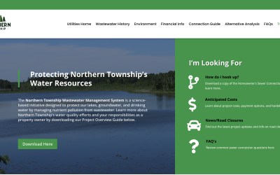 Northern Township Wastewater Information Section Now Live On Our Website!